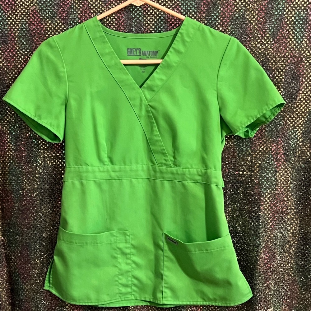 Greys Anatomy Mockwrap Scrub top